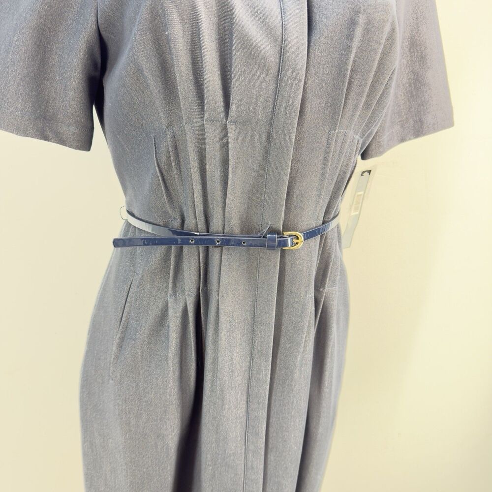 NWT Tahari Arthur S Levine Notch Collar Sheath Dress Size 10 Petite - Picture 6 of 17
